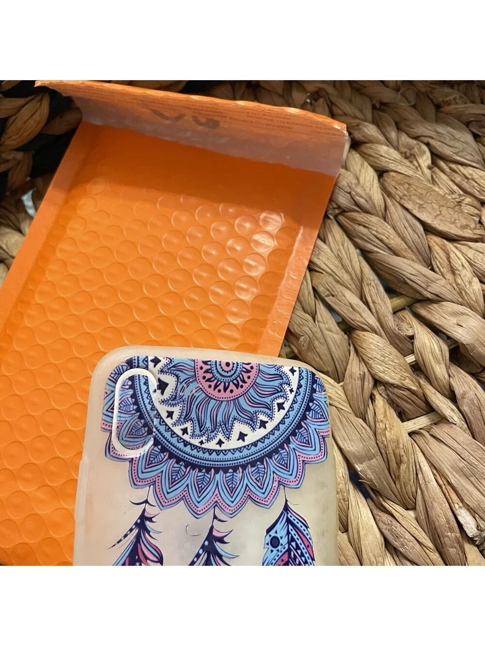 Dreamcatcher Mandala Phone Case For iPhone XS Max Boho Feather Clear Slim Cover